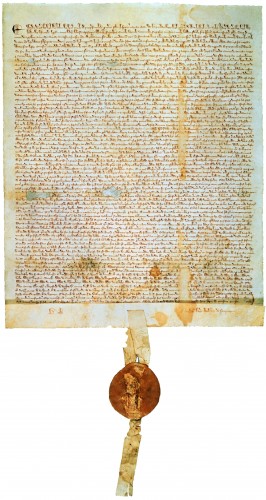 Knights Templar Magna Carta of 1297 AD, final version