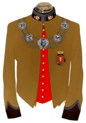 1-B Sergeants & Adjutantes Badge & Livery Collar