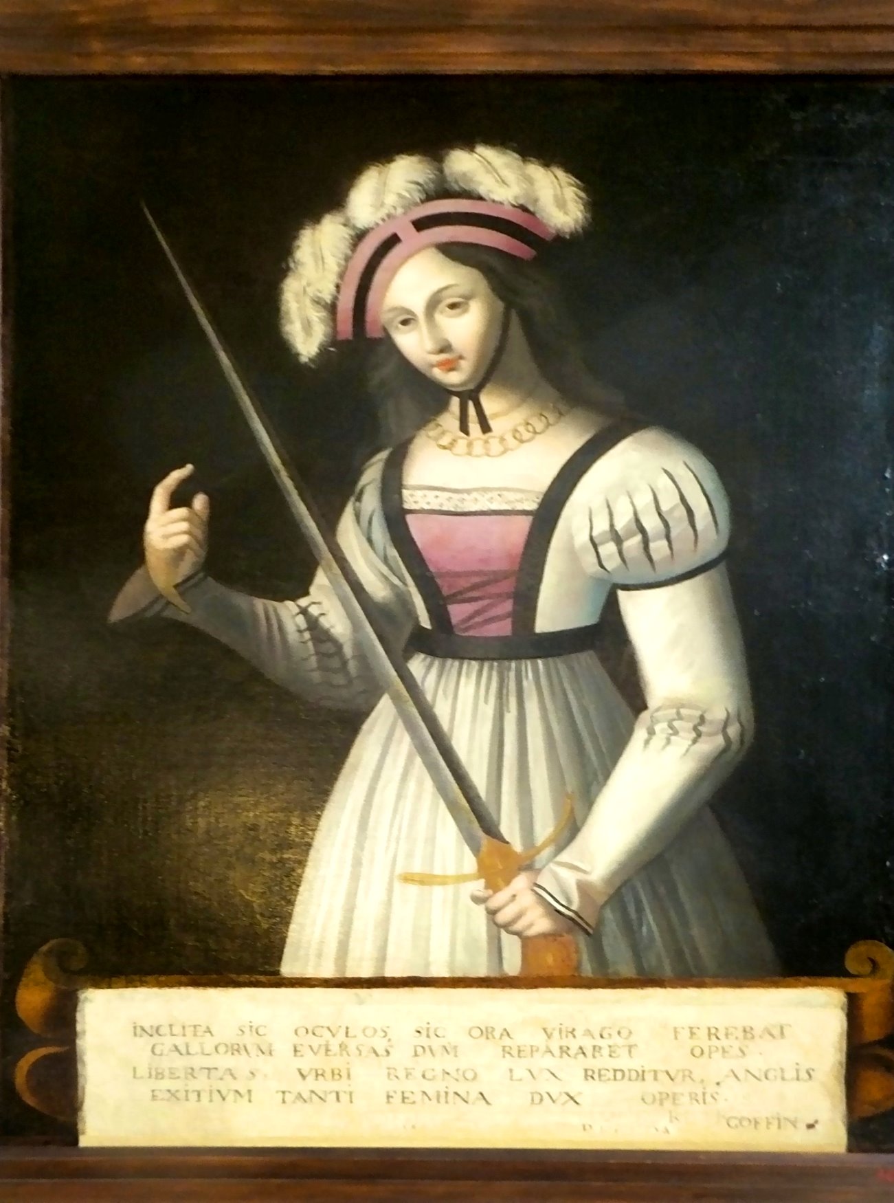'La Pucelle', The Maid of Orleans, at Hôtel Groslot in Orleans