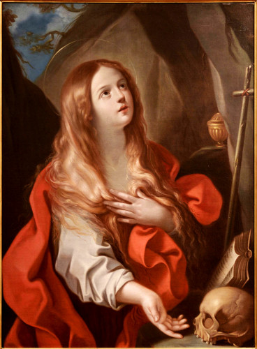 'Penitent Mary Magdalene' (ca. 1635 AD) by Francesco Gessi at Peyton Wright Gallery