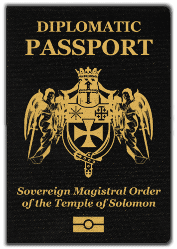 Diplomatic Passport of the Order of the Temple of Solomon as a non-territorial Principality and sovereign subject of international law