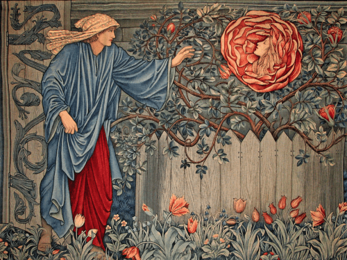 'Romance of the Rose' Tapestry by William Morris in Rhodes House of Oxford