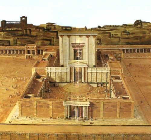 Illustration of Herod’s Temple as Replica of Solomon’s Temple, based on archaeology